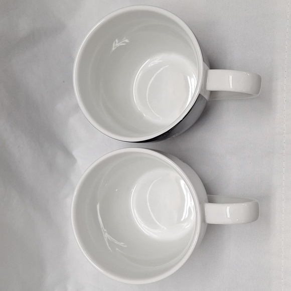 #ABT Bouclair set of 2 go ask your Mother, go ask your Father coffee mugs - Picture 3 of 4